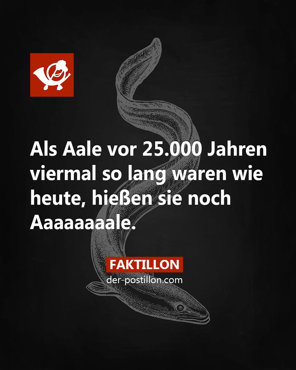 Die besten Fakten als Buch 👉 shopillon.de/faktillon/
Ehrliche Nachrichten auf 👉 der-postillon.com