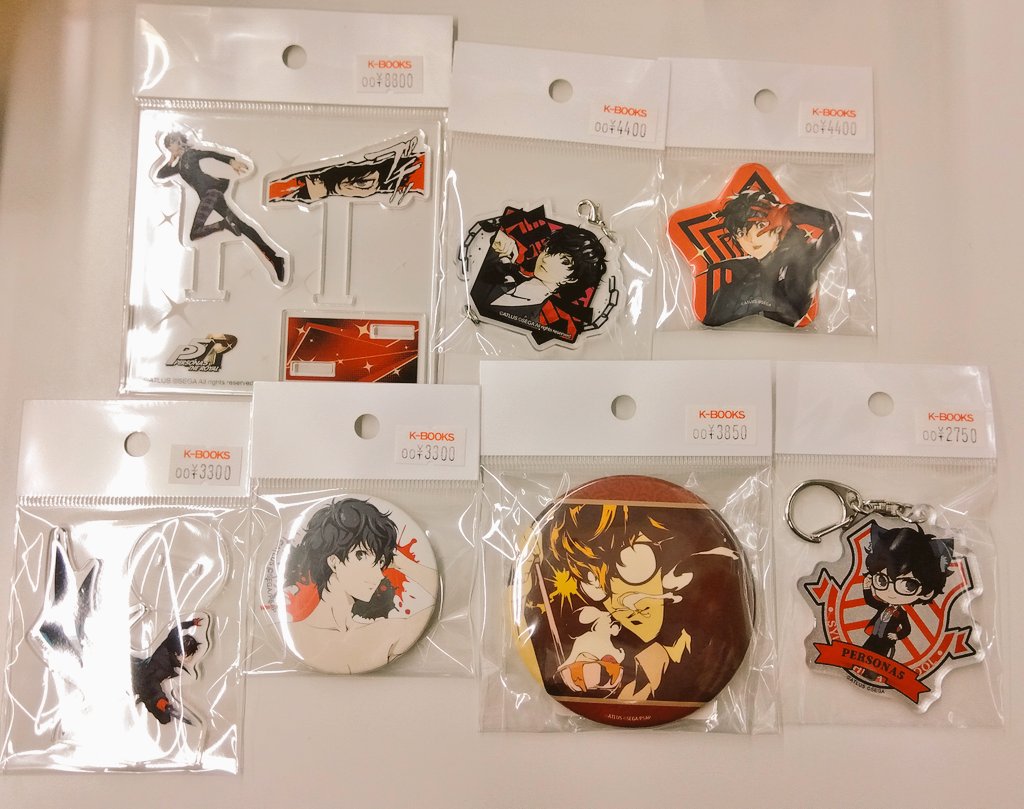 入荷情報】 ペルソナ5 主人公 グッズ入荷しました✨ ぜひぜひご利用