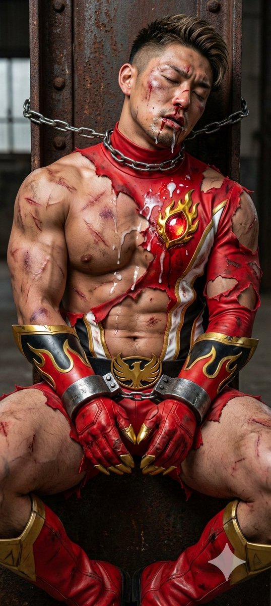 ghero_def's tweet photo. 🥴
#AIhero #AIart #AIartwork #AIcreator #AIGenerated #HeroHumiliation #ヒーロー凌辱 #ヒーローやられ #AIhero #HeroHumiliation #MaleHumiliation #Degradation #Despair #EmptyShell #BrokenPride #DefeatedMind #BrokenHero https://t.co/aA4LasBZTu