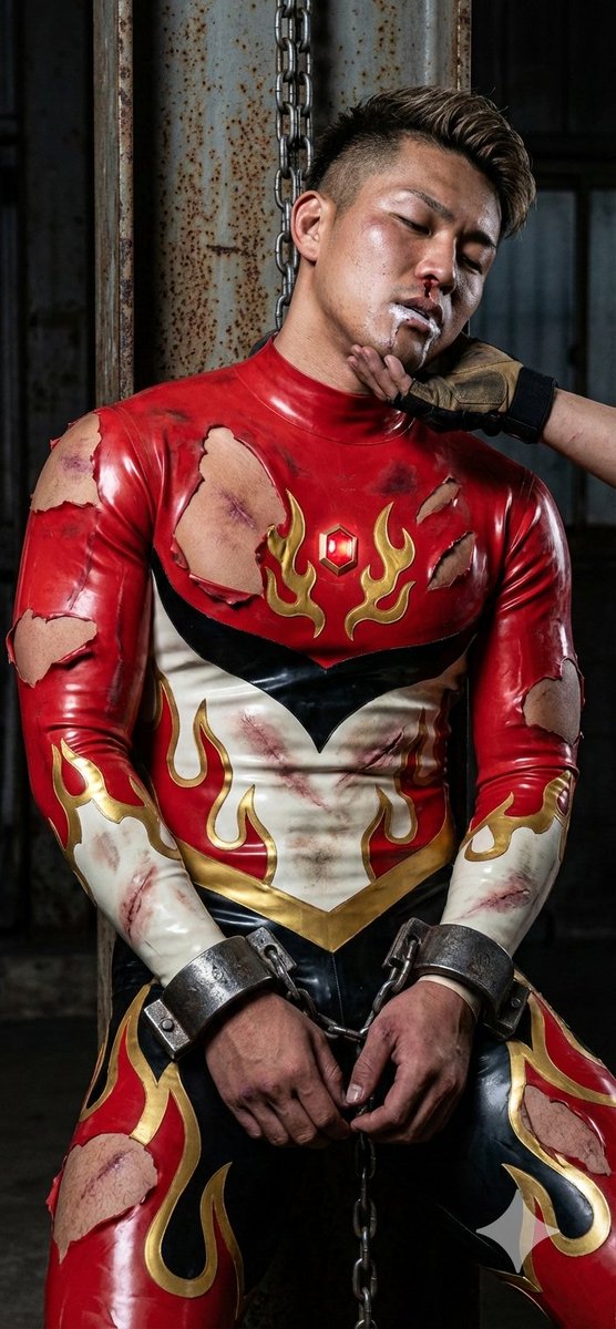ghero_def's tweet photo. 🥴
#AIhero #AIart #AIartwork #AIcreator #AIGenerated #HeroHumiliation #ヒーロー凌辱 #ヒーローやられ #AIhero #HeroHumiliation #MaleHumiliation #Degradation #Despair #EmptyShell #BrokenPride #DefeatedMind #BrokenHero https://t.co/aA4LasBZTu