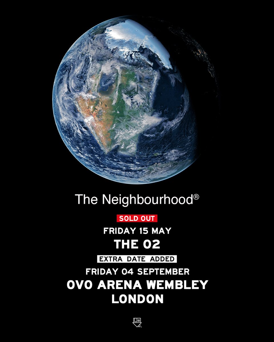 OVOArena's tweet image. 📢 ON SALE NOW!

Grab your @thenbhd tickets now before it's too late!

#theneighbourhood #sweaterweather #ovoarena #london #concert