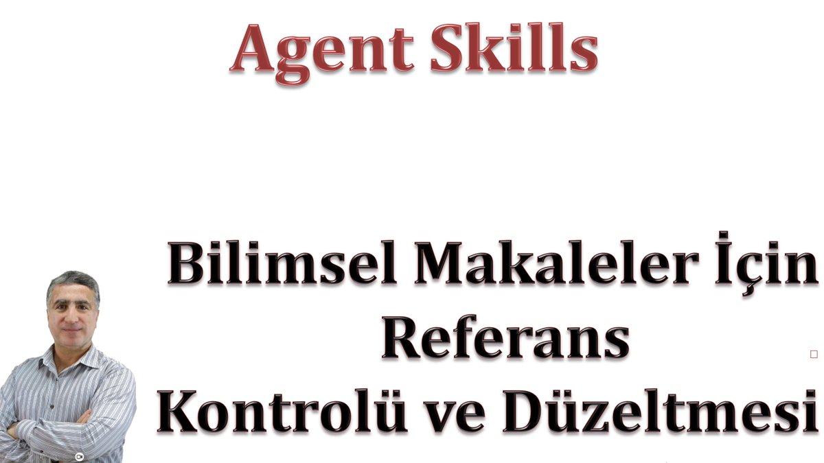🚀Bu yeni eğitim videomuzda, Anthropic tarafından önerilen ve MCP (Model Context Protocol) protokolüne alternatif/tamamlayıcı olarak geliştirilen Agent Skills kavramına derinlemesine dalıyoruz.
youtube.com/live/UNkXgDjkI…
#MuratKarakayaAkademi #AgentSkills #Crossref  #YapayZeka