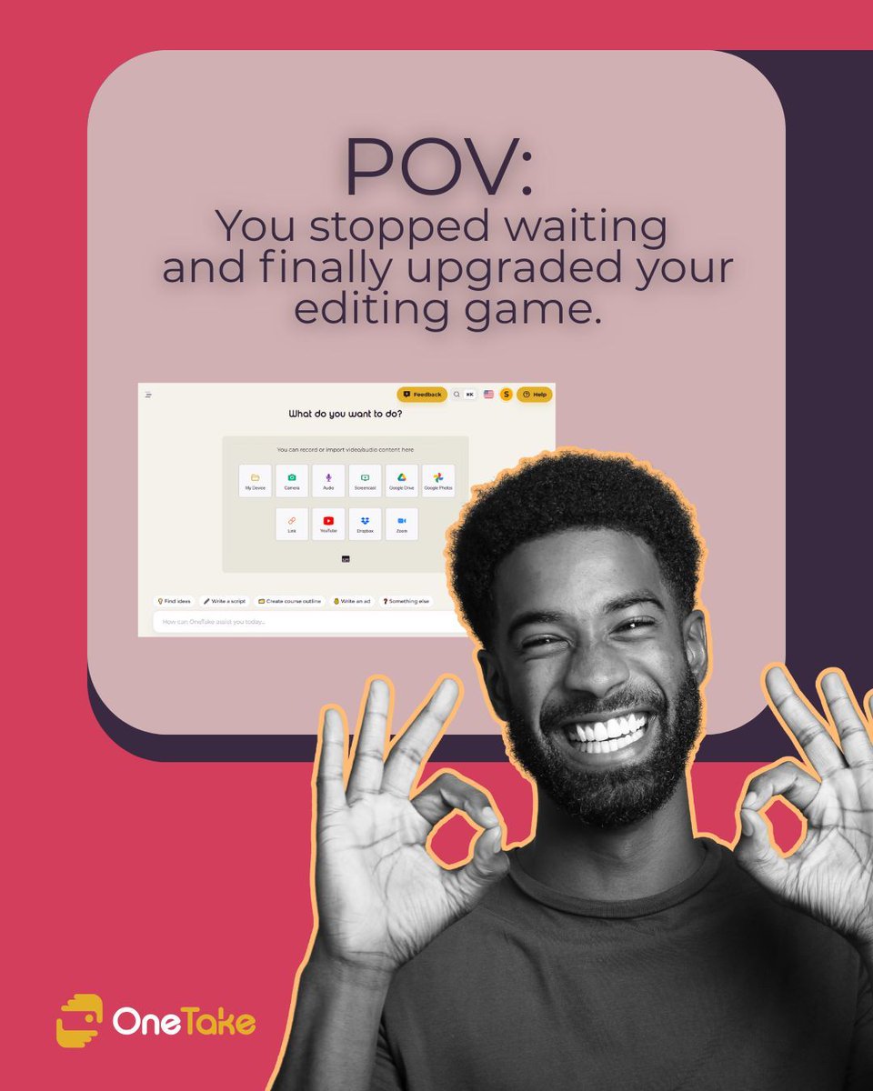OneTake AI tweet media