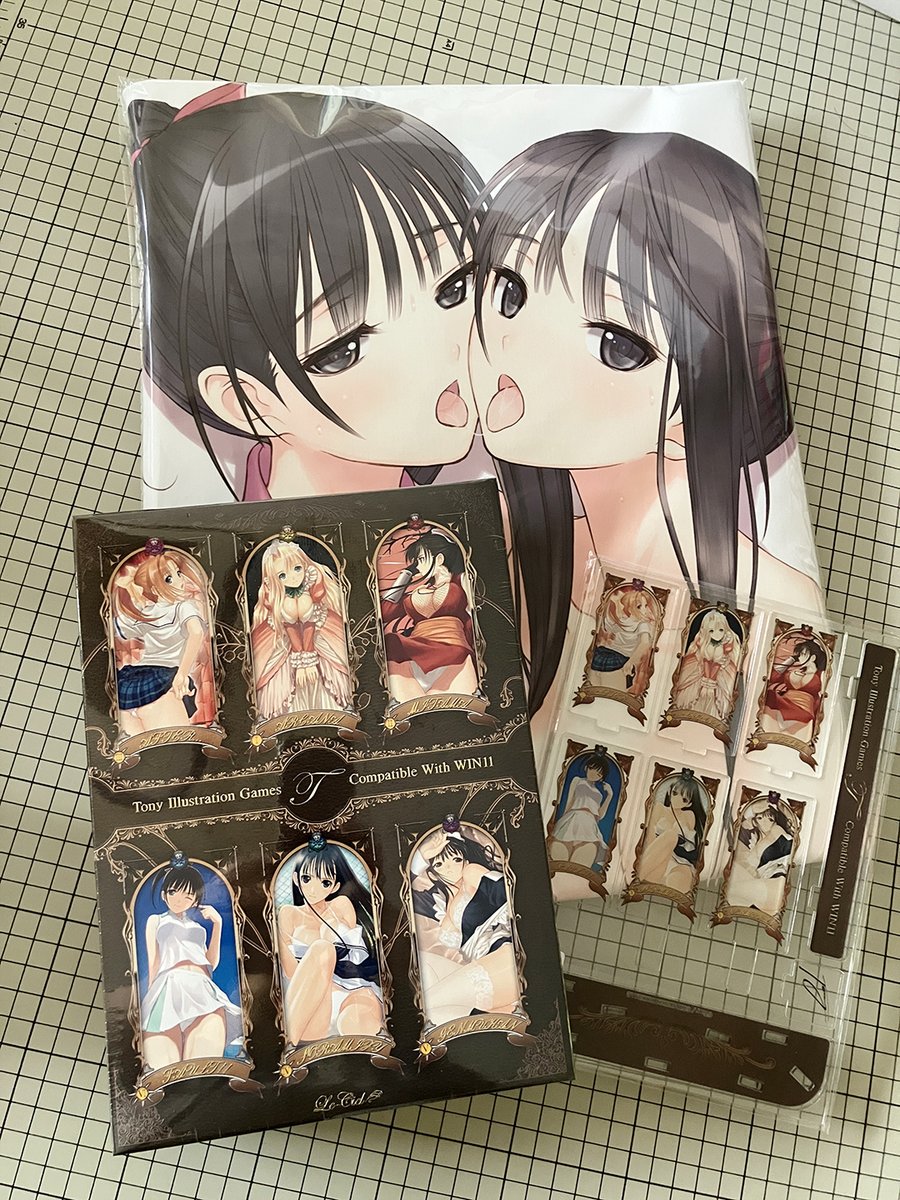 製品サンプルをGETしました! 明日は『Tony Illustration Games compatible with 