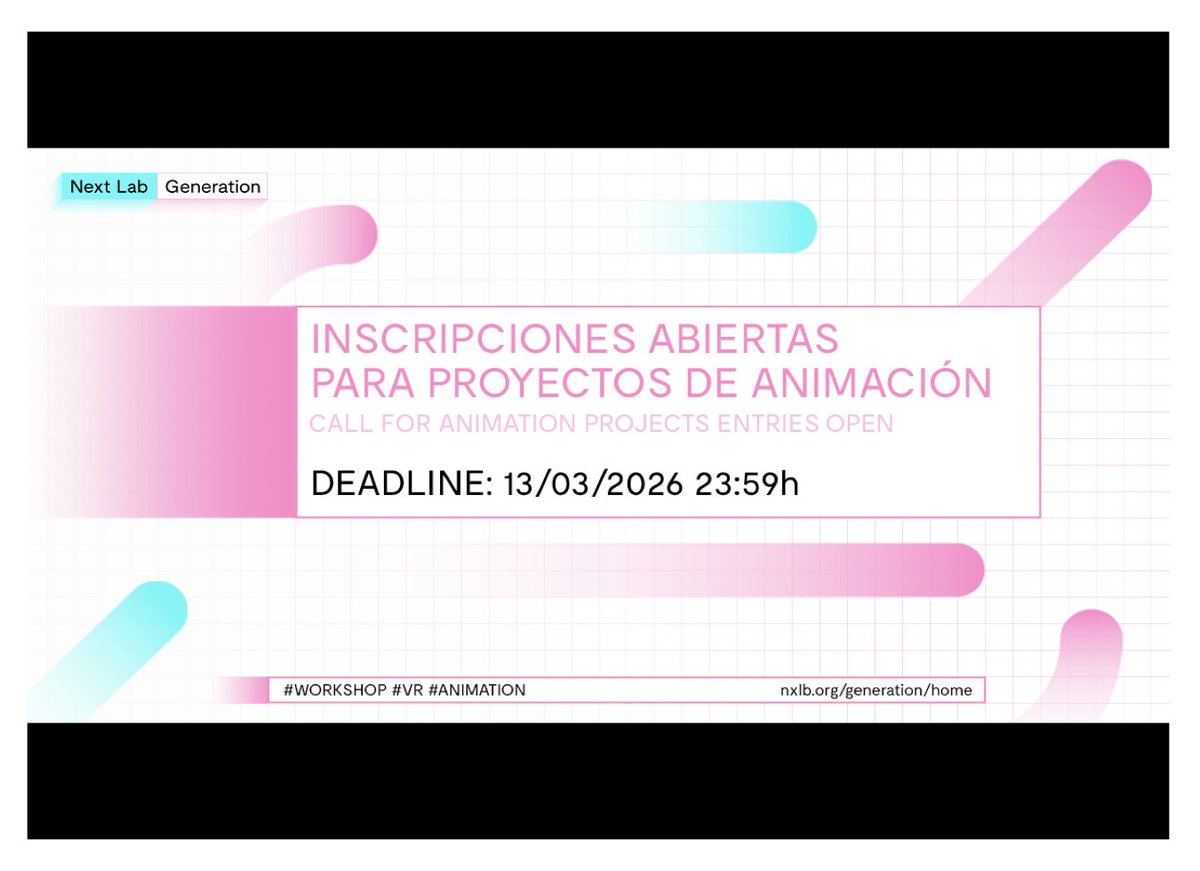 SBproducer's tweet photo. Ya abierta #convocatoria #NEXTLAB 2026! Proyectos #animación #videojuegos worldwide, los seleccionados disfrutarán este completísimo programa y optarán a un premio económico + pase directo a #MIFA2026, entre otros beneficios. Casi nada. DL 13 MAR, salta! https://t.co/eHLdEpdWQZ https://t.co/LlmI2leibs