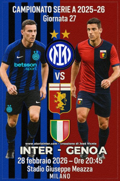 storiainter's tweet image. Accadde nel mondo Inter il 27 febbraio

Campionato 1909/10, tredicesima giornata e a Milano si disputa il secondo derby, ufficiale, della storia dell’Inter; Milan in vantaggio al 5’ minuto con Mariani ma nella ripresa si scatena l’Intern ... continua su storiainter.com