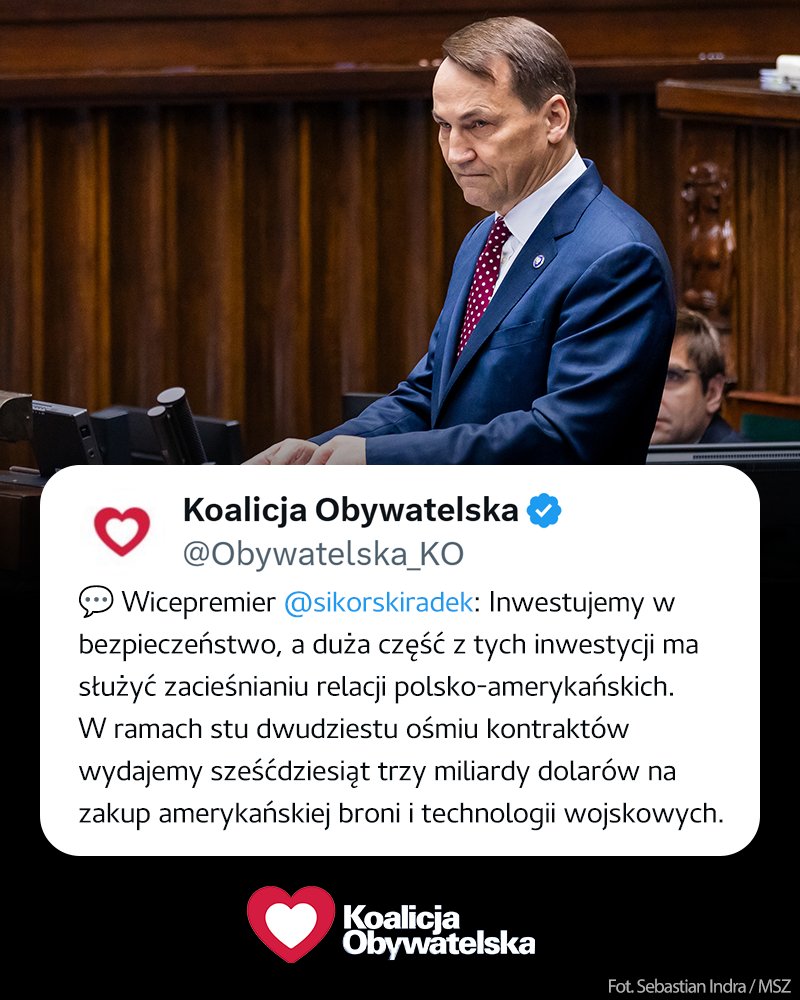 💬 Wicepremier <a href="/sikorskiradek/">Radosław Sikorski 🇵🇱🇪🇺</a> podczas #ExposeMSZ 👇