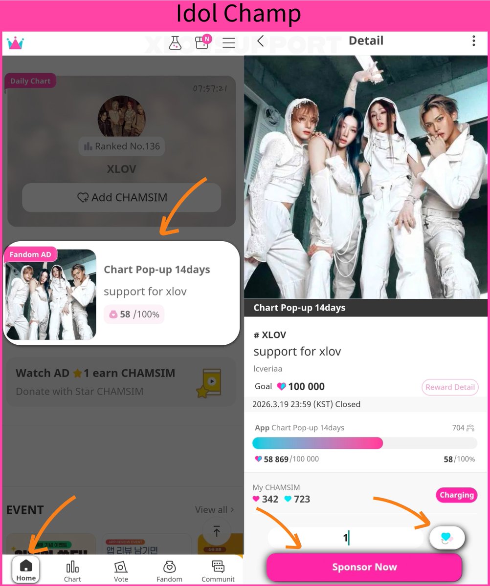 XLOV SUPPORT tweet media
