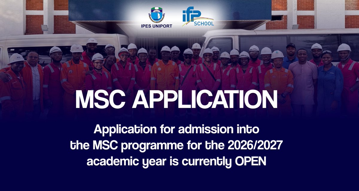 Institute of Petroleum and Energy Studies, Uniport tweet media