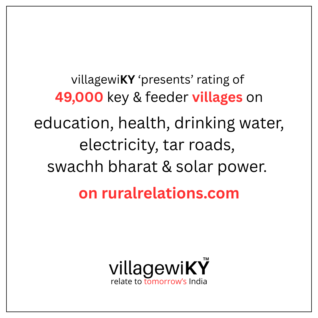 pradeeplokhande's tweet photo. villagewiKY presents rating of 49,000 key &amp; feeder villages. https://t.co/Av07CQaNMM