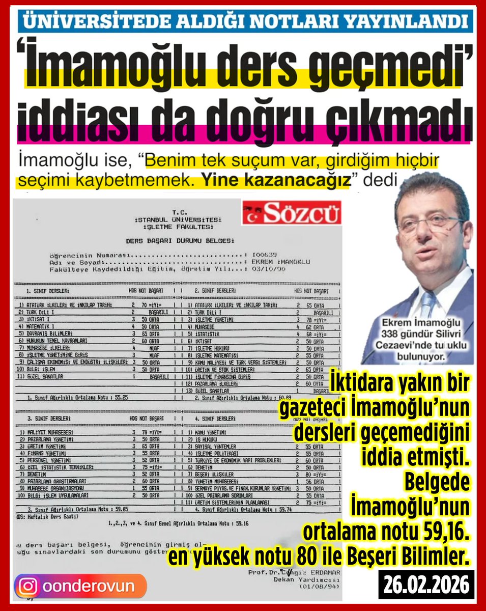 İFTİRALARA DOYAMADILAR! 
#YaAdaletYaSefalet #Freeİmamoğlu #19MartDarbeGirişimi #DemokrasiyeDarbe #OrganizeKötülükPartisi #İmamoğlunaKumpas #Cumhurbaşkanıİmamoğlu #BaşkanlıkSistemi #SistemÇöktü #SarayRejimi #Ekremİmamoğlu #MertOlun #HakHukukAdalet #Boykot #YaparsaAkpYapar