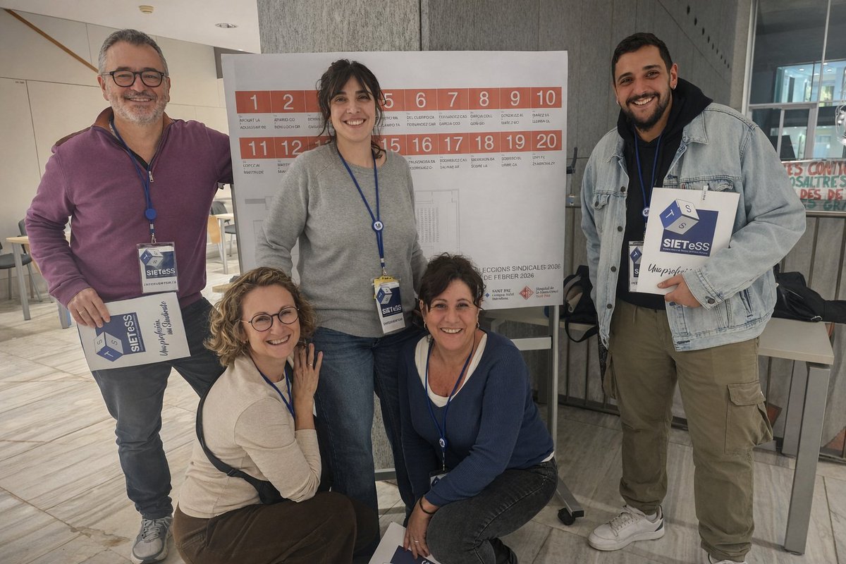 SietessTecnicos's tweet photo. 🔵 HISTÓRICO. Por primera vez, SIETeSS obtiene representación sindical en el @HospitalSantPau .Un paso firme en la defensa específica de los Técnicos Superiores Sanitarios. #TSS
Gracias a quienes lo habéis hecho posible.Seguimos creciendo. Seguimos avanzando.#SIETeSS #SantPau https://t.co/CXxtwTZXvL