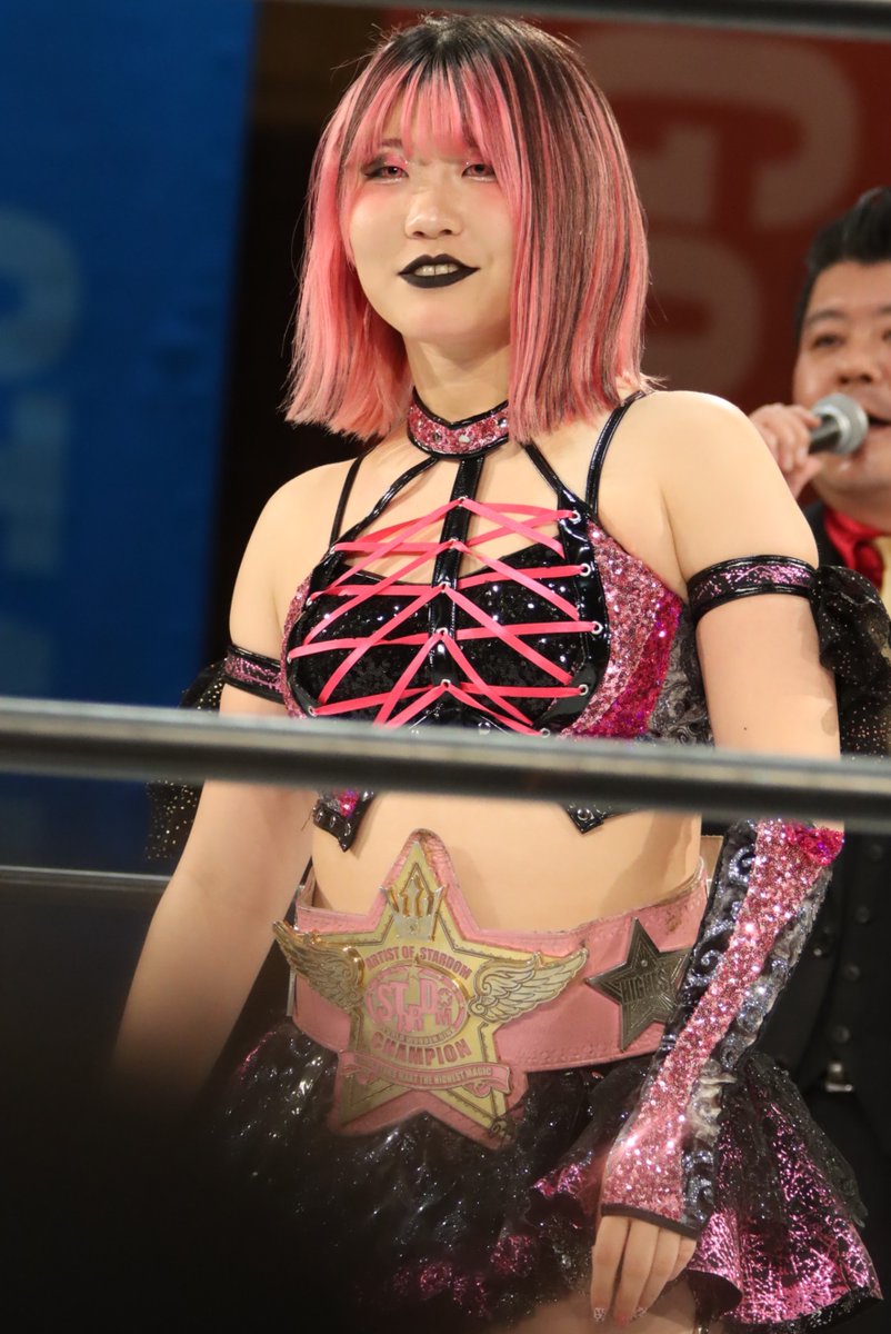 RB_79_ver2's tweet photo. 2026.02.23(月)
STARDOM in OKAYAMA 2026 Feb.
#岡山コンベンションセンター
吏南 選手
#吏南
#RINA
#PinkDevil
#HATE
#スターダム
#STARDOM https://t.co/rVW48xJob4