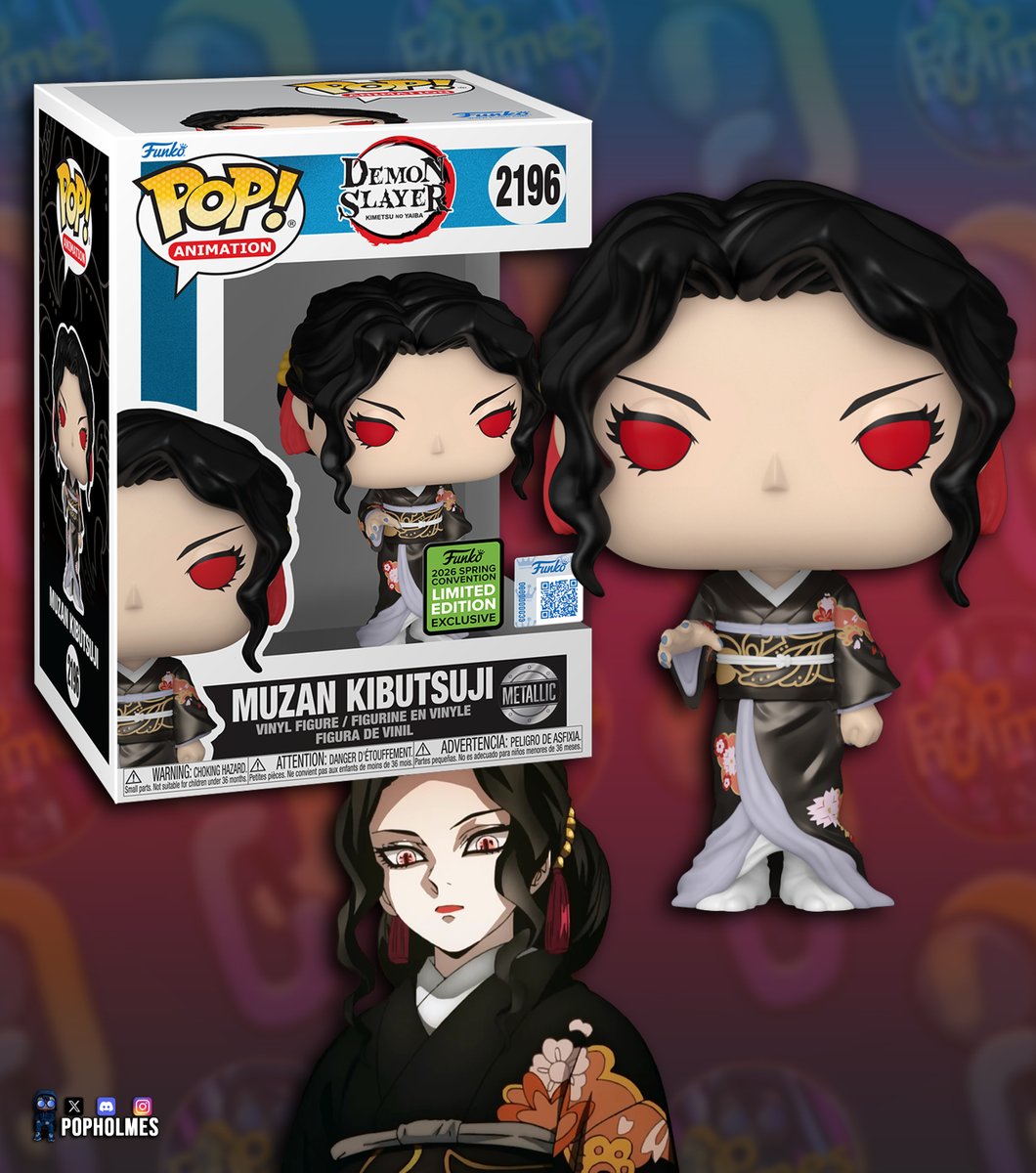 pop_holmes's tweet photo. First look at the ECCC Metallic Muzan Kibutsuji Funko Pop, the female version
.
https://t.co/xL5NsBSx67
.
#demonslayer #muzan #funko #funkoeccc #originalfunko #popholmes https://t.co/2YHBVAmIsx