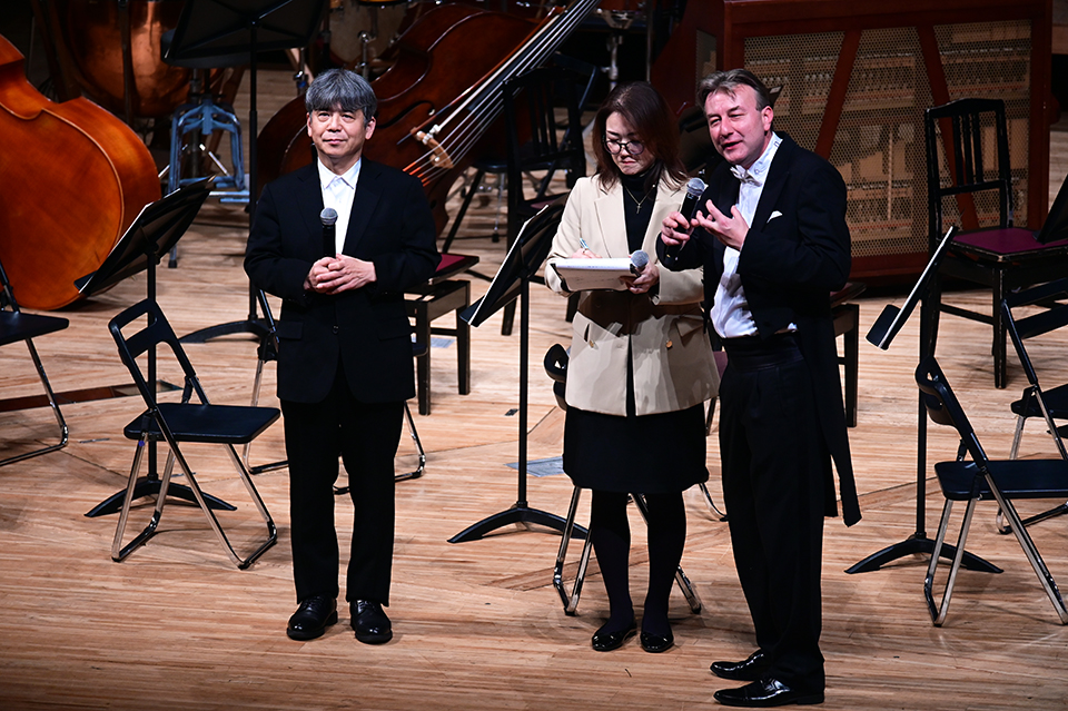 hirokyo_info's tweet photo. 2/25「シン・ディスカバリー・シリーズ
被爆80周年〈ヒロシマとモーツァルト〉第4回」開催。

静寂の中に広がる祈り――
細川俊夫 作品が描いた深い世界観。

モーツァルト《レクイエム》では、合唱とソリストの歌声が重なり、深い余韻を残して終演しました。

ご来場、誠にありがとうございました！ https://t.co/KwhyIY7qjO