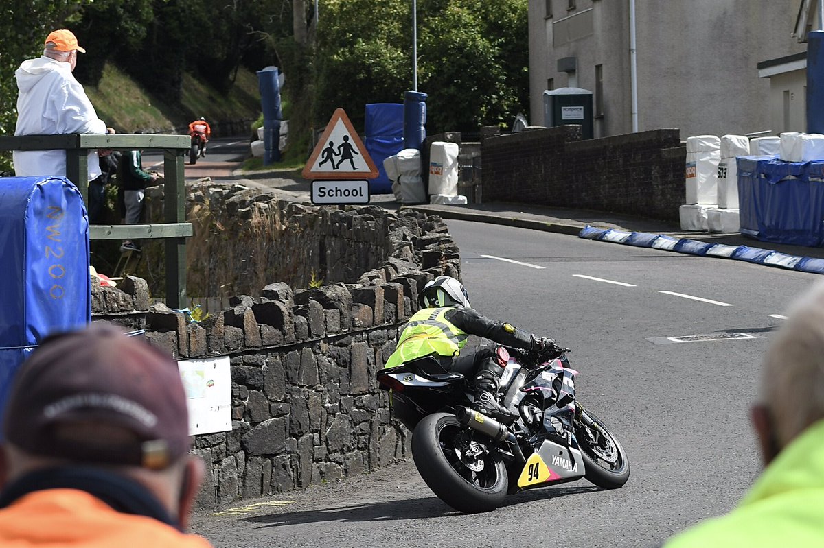 JohnJohnm53's tweet photo. Caomhan Canny from Donegal skipping school on his debut at  the 2023 Armoy Road Races. A top rider,Caomhan was a winner of the Senior Manx Grand Prix in 2025.  #roadracing #roadracers #Armoy #amrrc #MGP https://t.co/l32zaevjOE