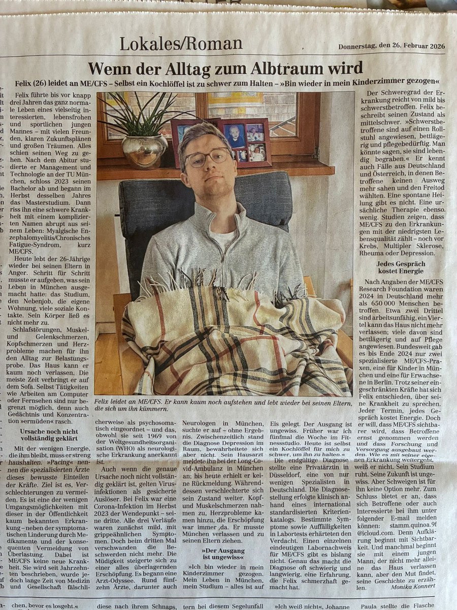 Heute in diversen Lokalzeitungen…
Ist mir schon etwas unangenehm, aber freue mich, zu mehr Aufmerksamkeit beitragen zu können 😅