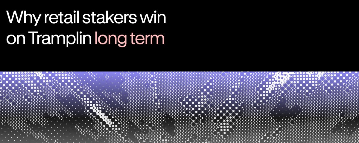 It is a common practice in crypto for a product to sell itself as consumer facing while their actual usage data tells a very different story.

<a href="/Tramplin_io/">Tramplin</a> positions itself as retail-facing with a designed that let small holders participate in staking and access upside