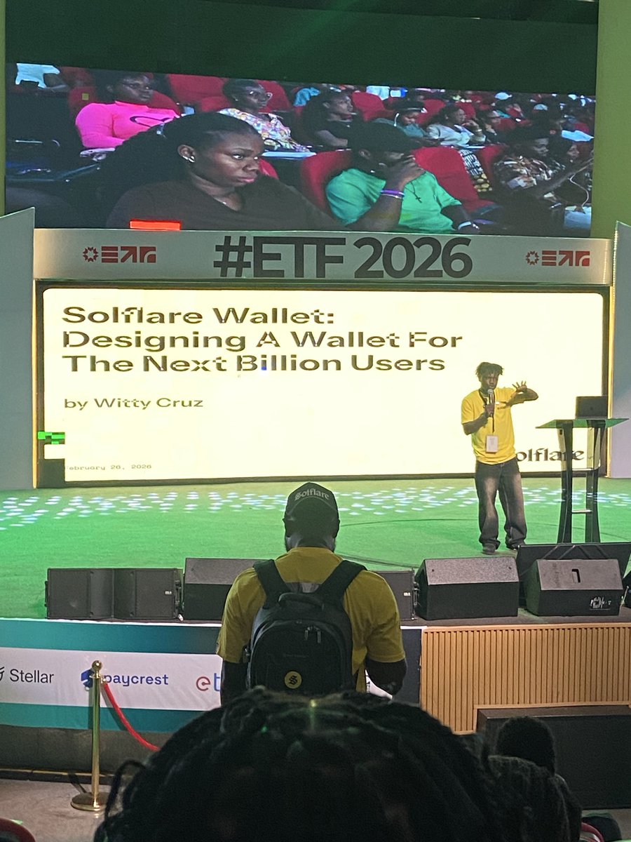 nanceesdesign's tweet photo. At the Enugu Tech Festival
 #ETF2026 #Solflare #wittycruz https://t.co/ArEzmFdV5q