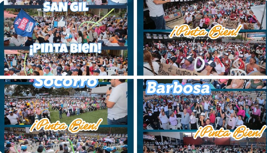 RevistaElPanor1's tweet photo. #CandidatosYPropuestas📰 "No tengo palabras para agradecer el respaldo y cariño de miles de santandereanos que han creído y apoyan este proyecto del Centro Democrático" @SoyMiguelPintoR 🗳️#CAMARA103 @CeDemocratico https://t.co/RMRBKJuU6S