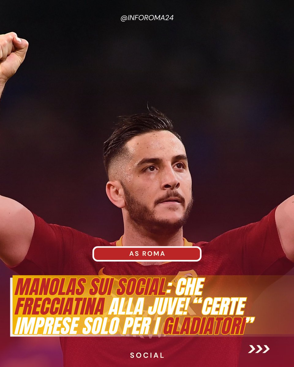 inforoma24's tweet image. 🟡🔴 Kostas #Manolas, ex giocatore dell’#ASRoma, ha repostato sulle sue storia instagram un collage che ritrae due foto della storica rimonta in #RomaBarcellona, interpretata da molti come una frecciatina all’impresa quasi riuscita della #Juventus in #UCL.