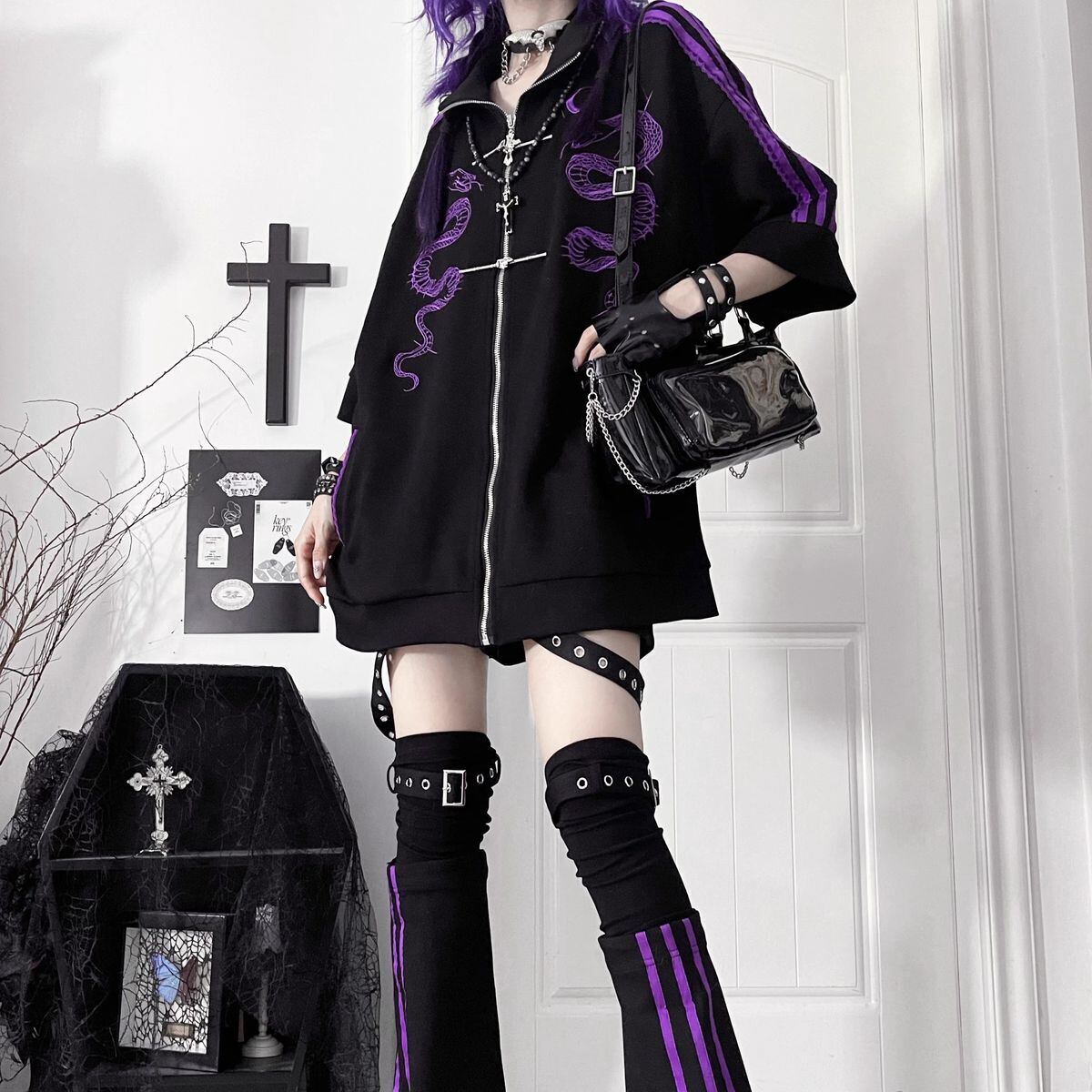 サブカル地雷系オーバーサイズジャージトップス♡