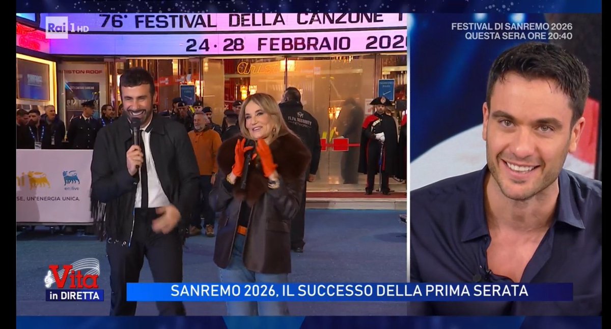 Ci vediamo più tardi con Pier alla #vitaindiretta per commentare il #festivaldisanremo 💐
#PRELEMI