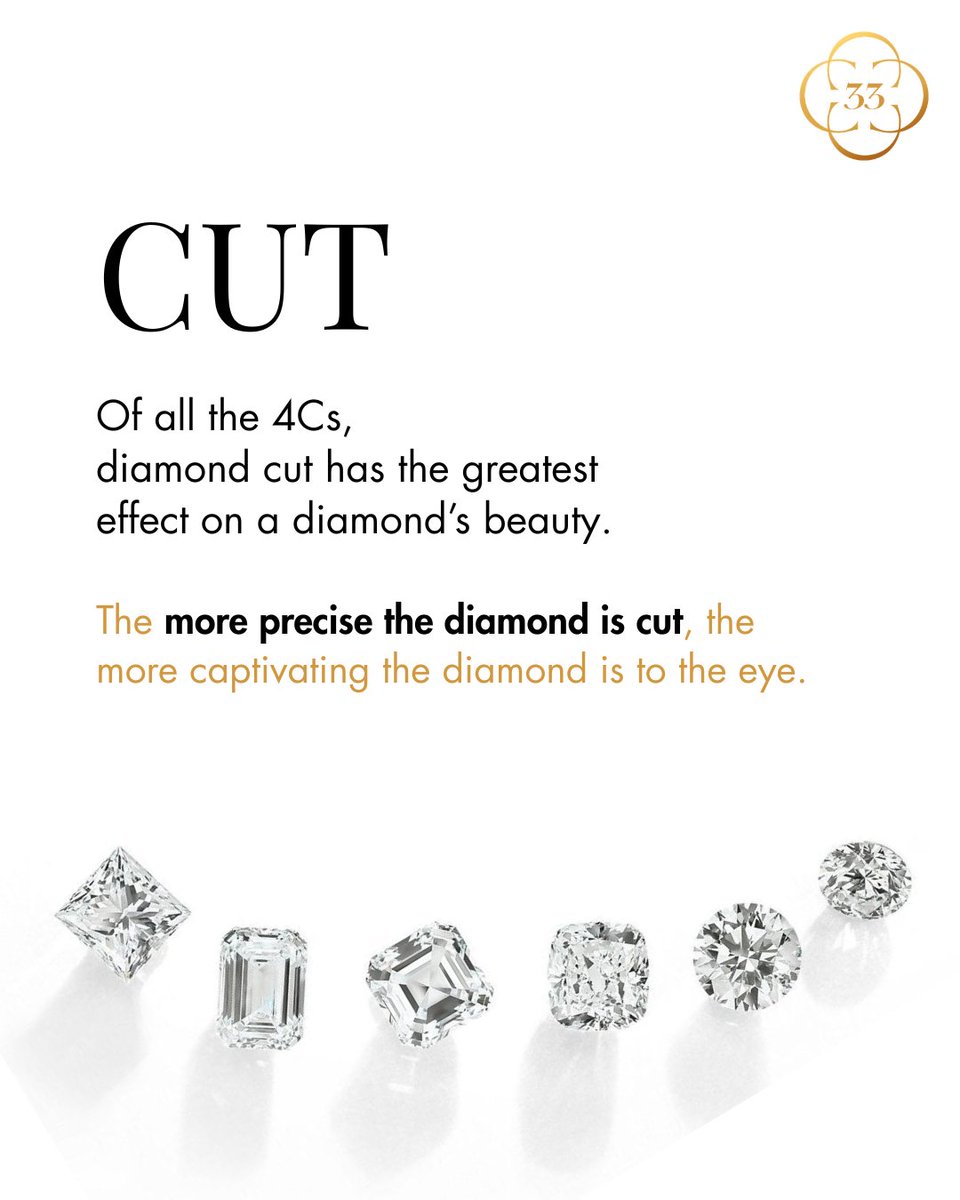 33caratuk's tweet image. Most people ask the carat first when choosing a diamond 💎

But size alone doesn’t decide beauty.

Diamonds are judged by 4 factors:
Carat, Cut, Color and Clarity.

DM “4C GUIDE” and we’ll send you our diamond buying guide.
#LabGrownDiamonds #DiamondGuide