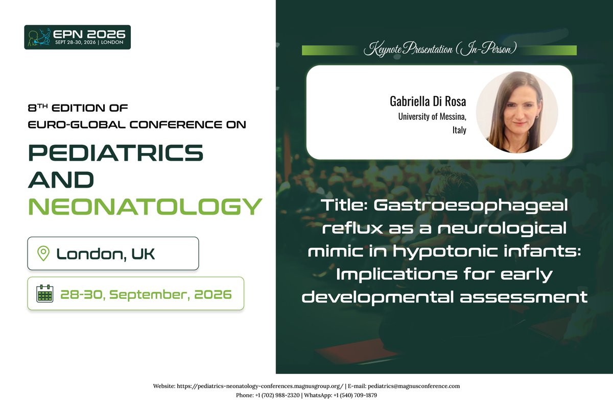 Pediatrics & Neonatology Event tweet media