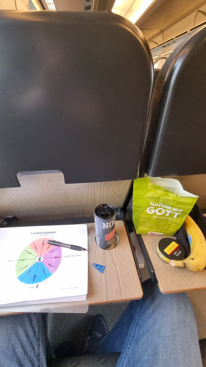 Behandlingsmöte nummer 5 idag. Kom på idag att jag fått en hemuppgift som jag inte gjort klart.  Skönt man åker tåget numera så jag jar tiden till att få den avklarad. Lite lojt jag inte gjort den tidigare i veckan men den blir gjord och det är huvudsaken.