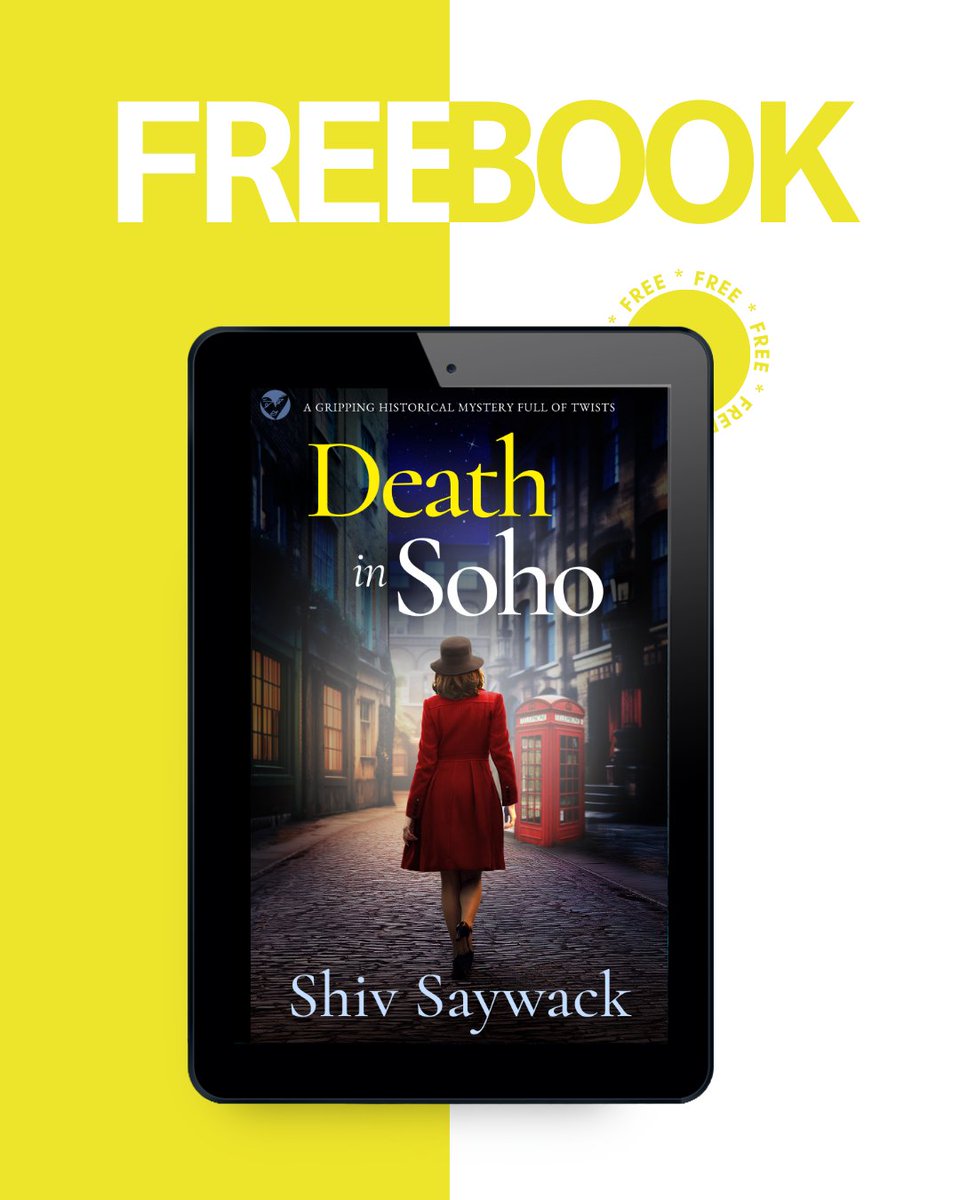 SaywackShiv's tweet photo. FREE BOOK
London, 1950.
Alexandra Raven is smart, stylish and unflinchingly brave. She once risked her life behind enemy lines. Now, she hunts the truth in post-war London.
https://t.co/6uL86X5hY5
Stylishly written murder mystery set in 1950s London. https://t.co/iL1GqsoCEi