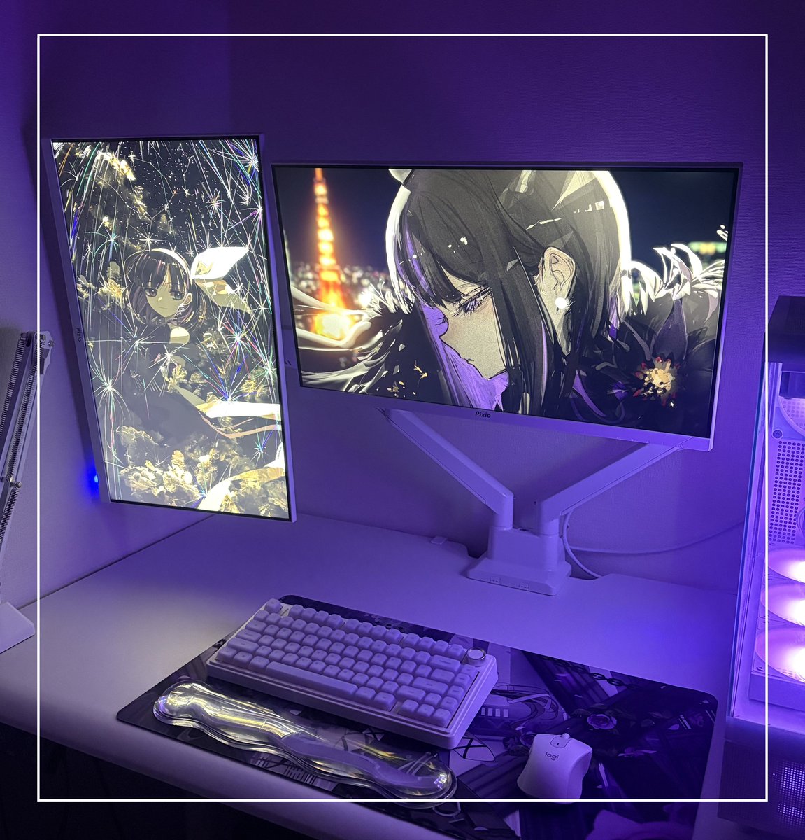 Pixio様より

✧ ゲーミングモニター 
PX248 Wave / White
PX246Wave / White

✧ モニターアーム
PSW1D Monitor Arm Dual / White

を提供して頂きました〜👏

こちらのshortsで詳しく紹介してます！
（ youtube.com/shorts/fHaLZBw… ）