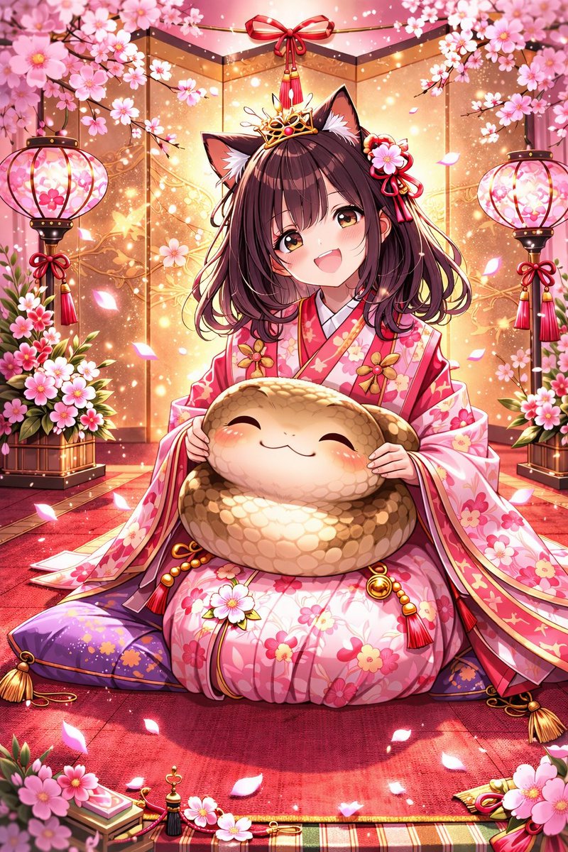 お内裏様オーディション はい！3分経ちましたー🙌 おいで😆👐 #にゃん