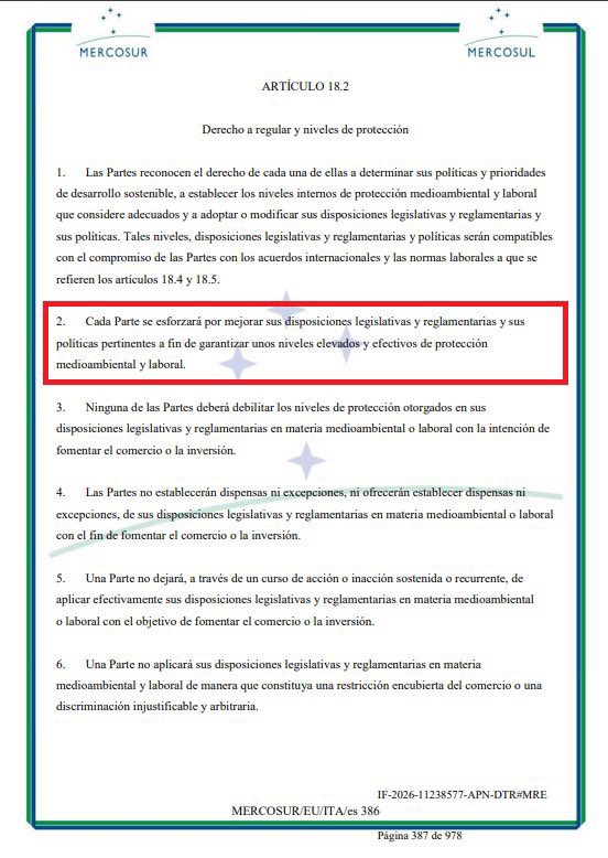 En la misma sesión en la que el oficialismo quiere convertir en ley el acuerdo MERCOSUR–UNIÓN EUROPEA, que obliga a los Estados firmantes a garantizar altos estándares de protección ambiental, también pretende darle media sanción a una norma regresiva sobre glaciares.

No se