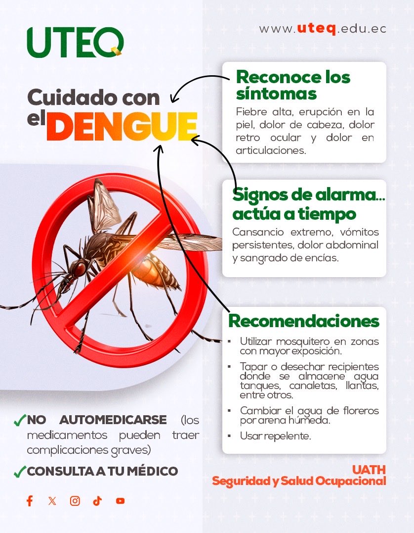 Algunas recomendaciones que debes considerar. 

#UTEQ