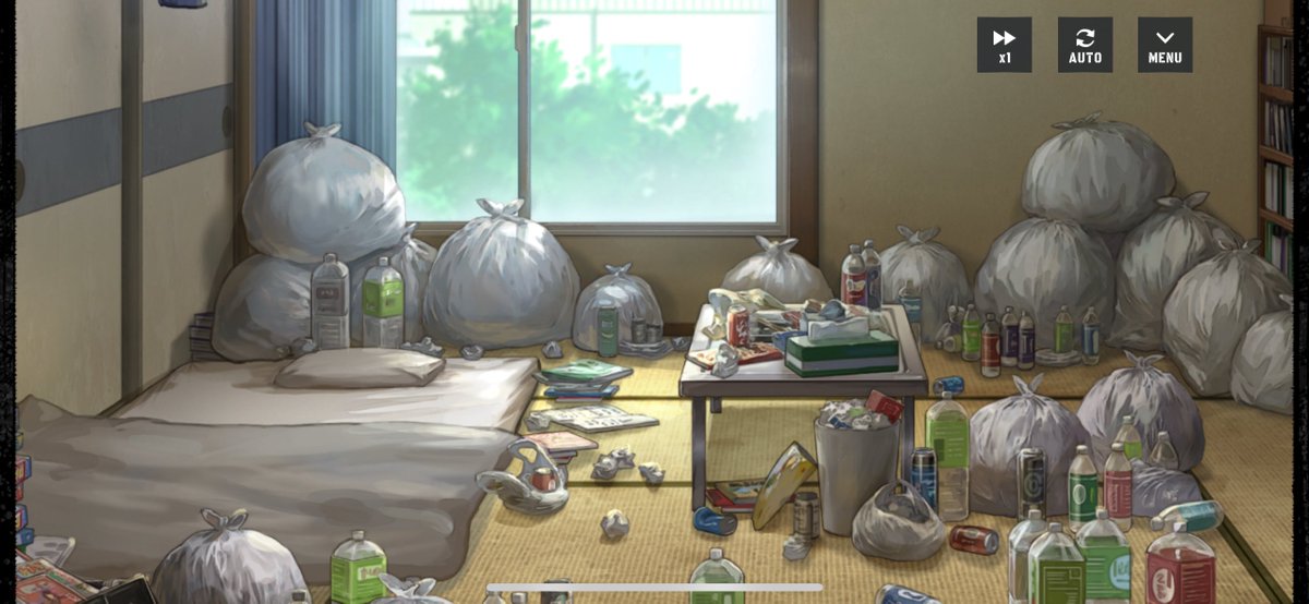 🎍の汚部屋って足の踏み場が結構あるし、ペットボトルはほとんどがちゃんと立ててあるし、ゴミはまとめられててあとは出すだけだから結構綺麗な気がしてきた