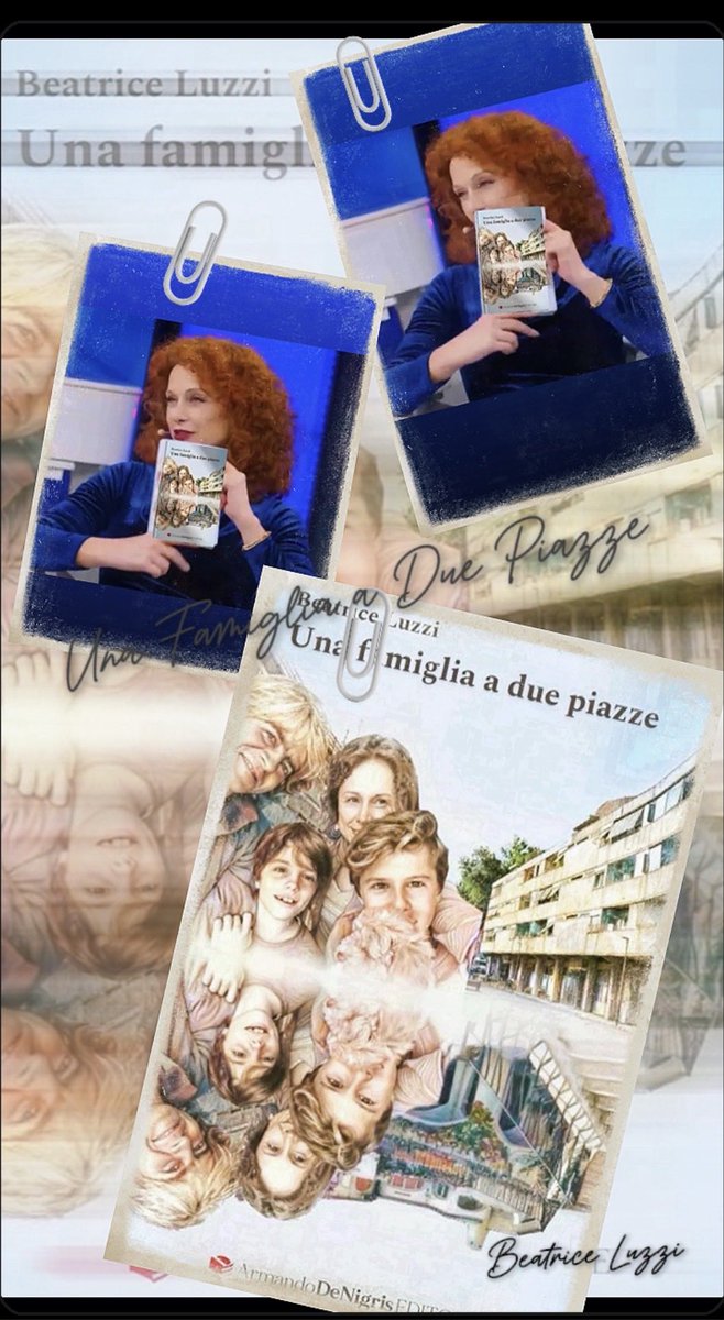 LuzziBeafanpage's tweet photo. #UnaFamigliaaDuePiazze
#beatriceluzzi #denigriseditore
#sanremoisnow #workwork
Acquista qui👇🏼
Link: https://t.co/adgguajT5H https://t.co/gHy0MDV9VK