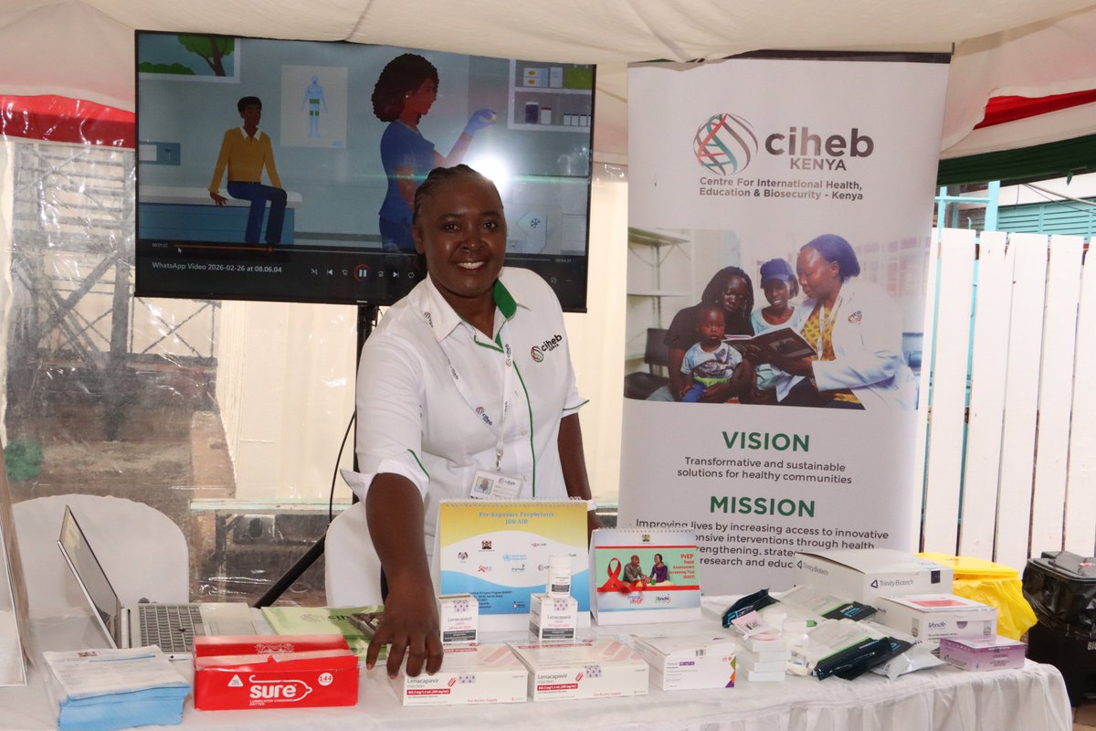 Ciheb_Kenya's tweet photo. Kenya marks a major milestone in HIV prevention with the launch of Lenacapavir - a 6-month long-acting injectable. @Ciheb_Kenya is proud to support service delivery on the ground, working with the Ministry of Health to accelerate progress toward an HIV-free future. #Lenacapavir https://t.co/3AMcqRTdWR