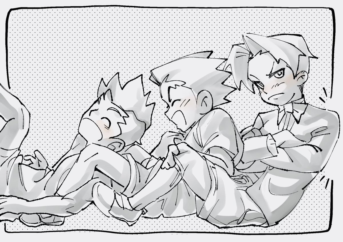 GtSb_n's tweet photo. おさなな！🧡💙❤️ https://t.co/Xl1LbUfzwn