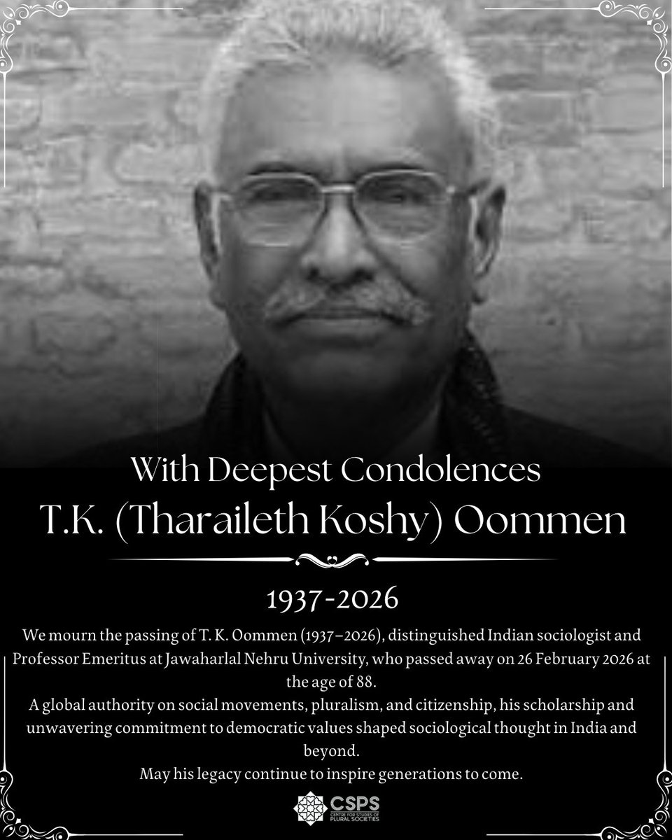 Centre for Studies of Plural Societies tweet media