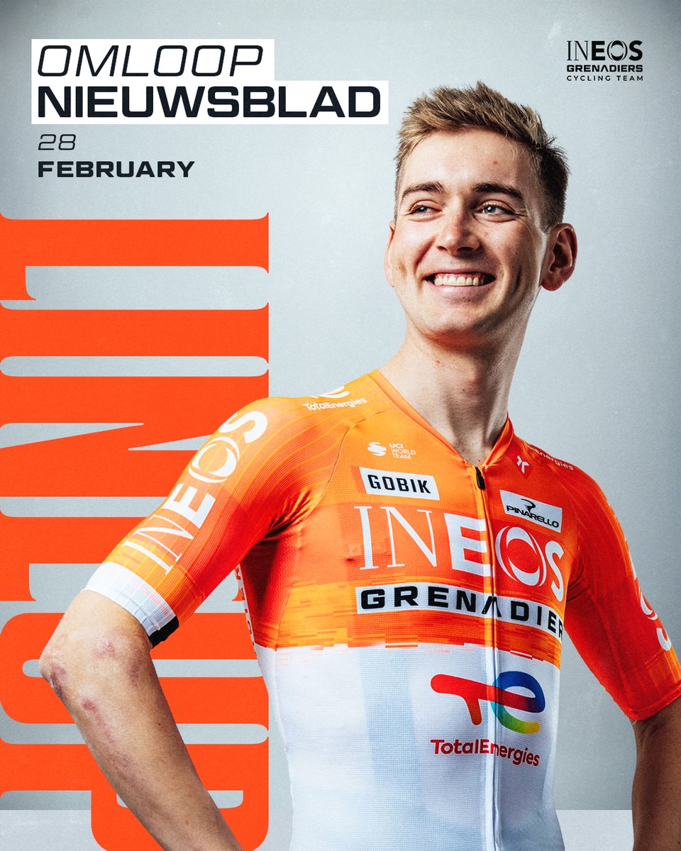 NetcompanyINEOS's tweet photo. Always a special day on the cycling calendar 😍
The Cobbled Classics burst into life this Saturday at #OHN26 🙌
We'll be there in Ghent, and so will these boys! 🇧🇪 https://t.co/crDt4YIPF5