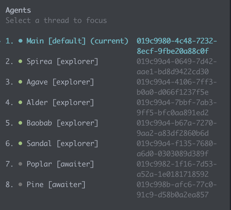 johnpotess's tweet photo. Lots of nice DX updates in new codex cli (0.105), themes, and this little sub-agent selector with names / easier to manage sub agents 🙏

I'm most excited for the new voice transcription feature. 

This is is basically the only thing i use voice to text apps for currently - so quite ideal if it's now a built-in part of the CLI.