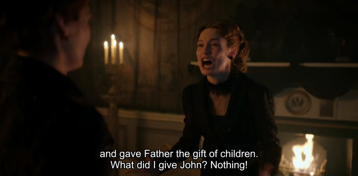 ladywestcliffs's tweet image. the way they have taken a beautiful story about francesca's yearning to be a mother and twisted it into her feeling inadequate to make JOHN'S wish for a child come true... no words. that show never deserved a book as good as when he was wicked in the first place.