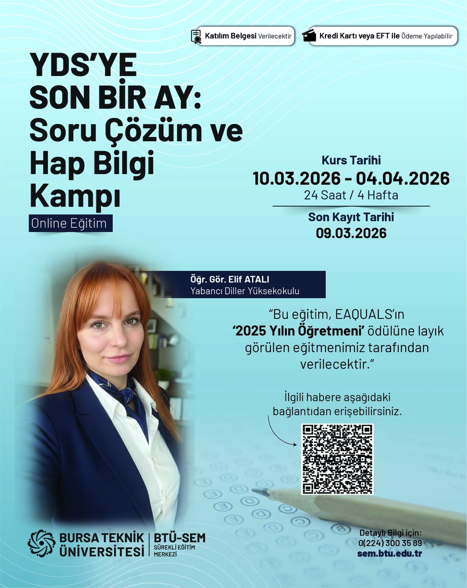 BTÜ SEM tweet media