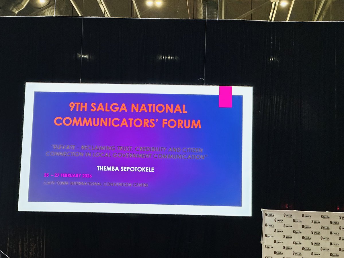 k_lebenya's tweet photo. The standard is exceptionally high as we are being empowered on strategic media engagement within municipal environments this during the 9th NCF organised by SALGA. A true “Sharpen the Sword” session.
#SALGA #NCF9 #InspiringServiceDelivery https://t.co/RftAZNtZdL