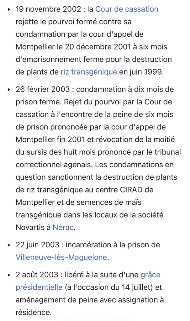 mbompard's tweet photo. Face à la meute médiatique, elle aurait jeté sous le bus José Bové, condamné pour violences en réunion.

Le problème de la gauche, c’est le manque de courage politique d’une partie de ses représentants, incapables de faire face aux assauts de la droite et de l’extrême-droite. https://t.co/xYtk3FO2V8