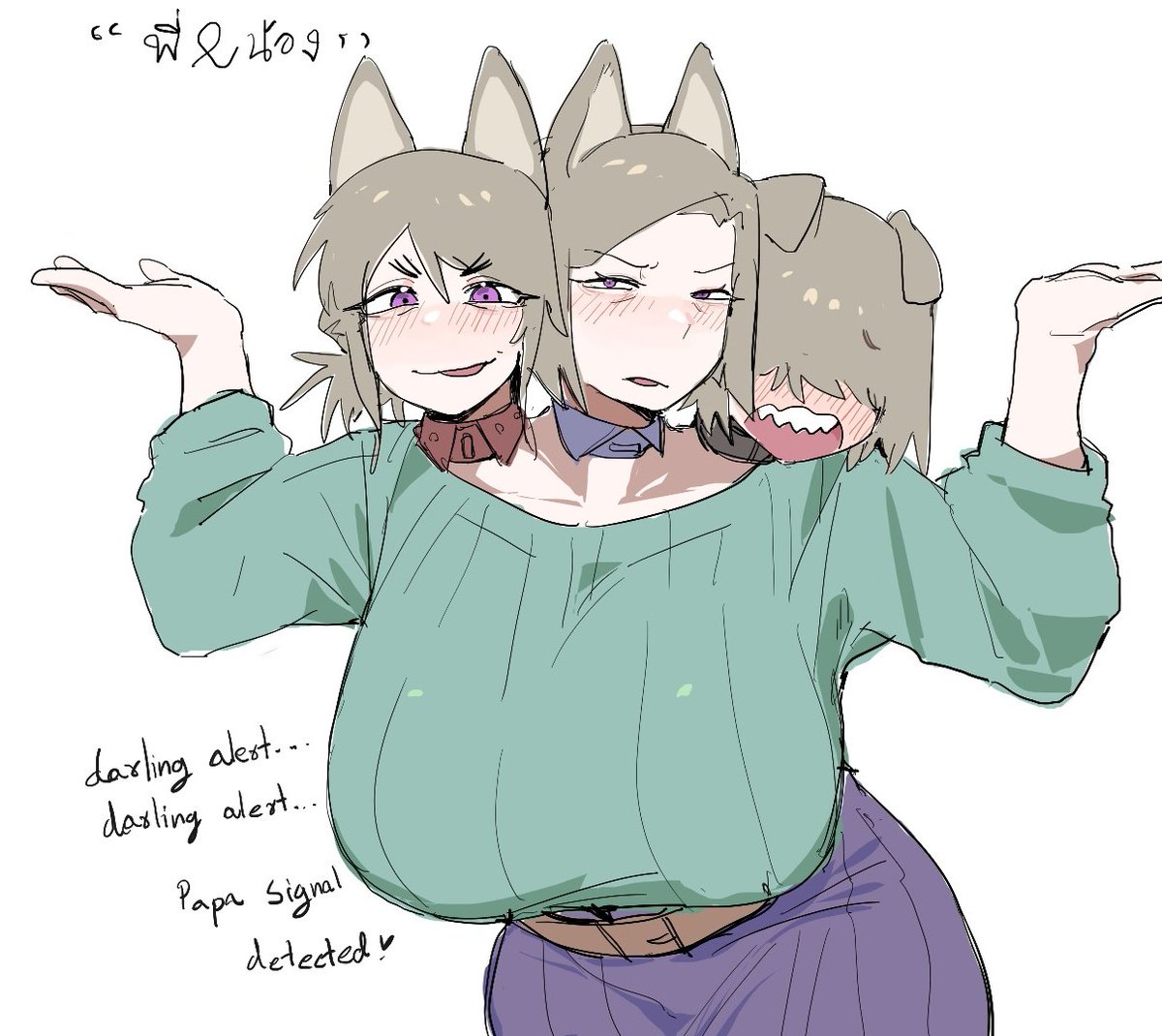 ชอบทรงผมแหวน/เพรช/พลอย วัย 32 มากๆ อาจจะลองวาดคู่กับลูกดู คิดอยู่ว่าอยากให้ลูกของทั้งสามคนออกมาเป็นยังไง