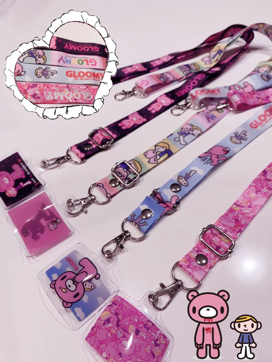 グルーミーネックストラップガチャ♥ スマホはもちろん、ぬいぐるみや