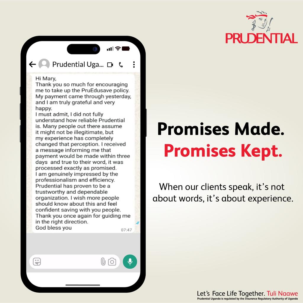 Prudential Uganda tweet media