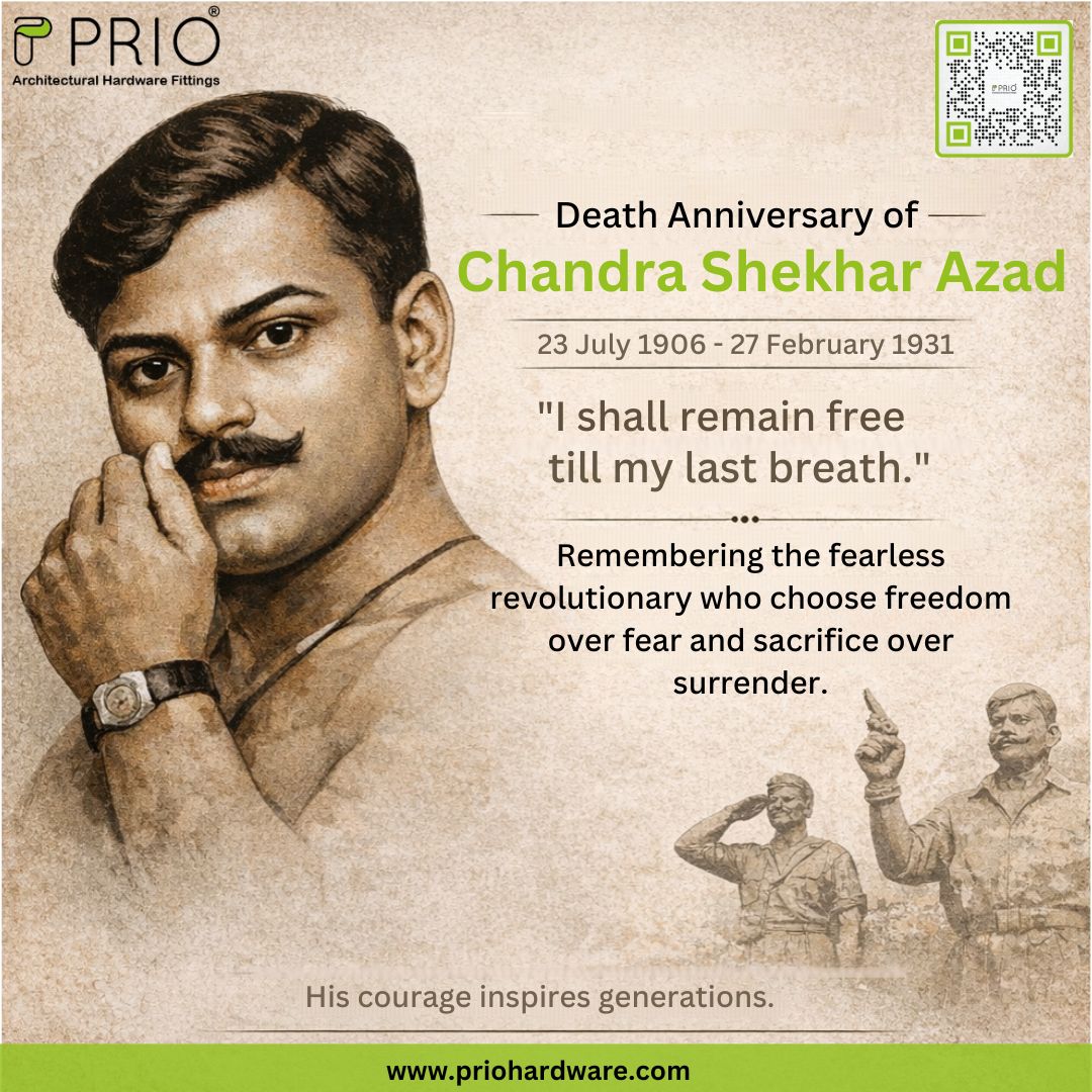 prio_india's tweet photo. PRIO pays tribute to Chandra Shekhar Azad, a fearless hero who chose freedom over fear. His revolutionary spirit and sacrifice remain a guiding light for our nation. #PRIO #RememberingAzad #IndianHeroes #FreedomStruggle #NationFirst #PatrioticIndia https://t.co/jb3jtWMR1Y